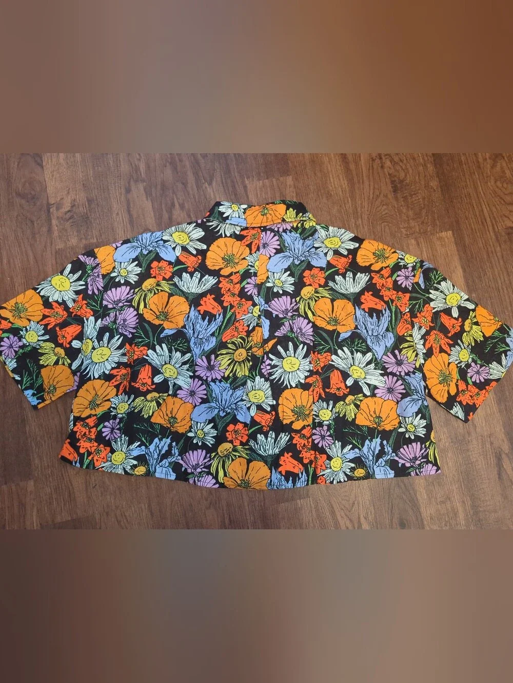Nooworks Linen Olivia Top Wildflowers NWT 2X